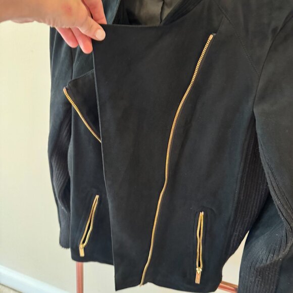 Calvin Klein Faux Suede Coat - Picture 7 of 7